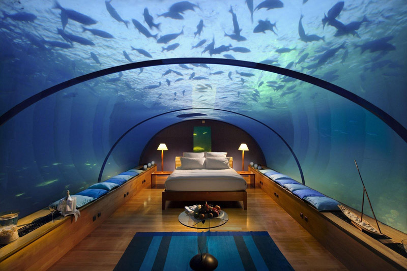 Poseidon Undersea Resort el hotel submarino