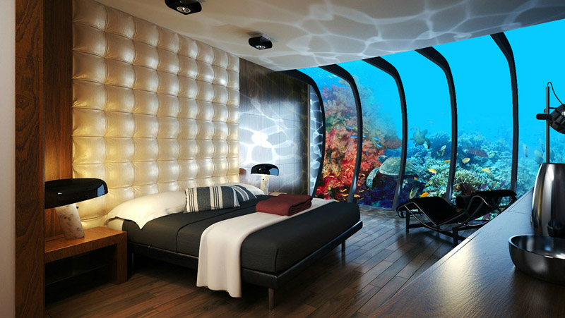 Poseidon Undersea Resort el hotel submarino con techo de vidrio