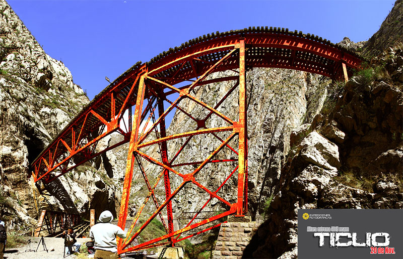 Puente El Infiernillo, recorrido del tren turisticos lima a huancayo