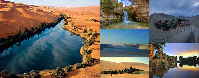 Los 10 oasis más impresionantes y hermosos del planeta