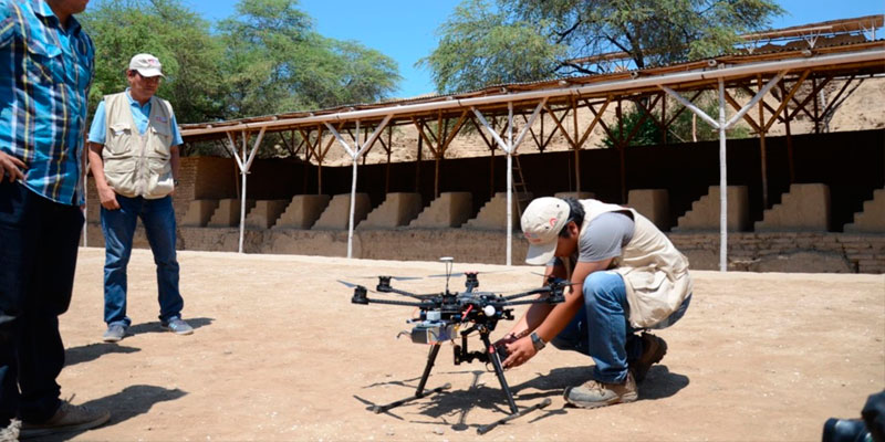 Perú incorpora drones para proteger sitios arqueológicos
