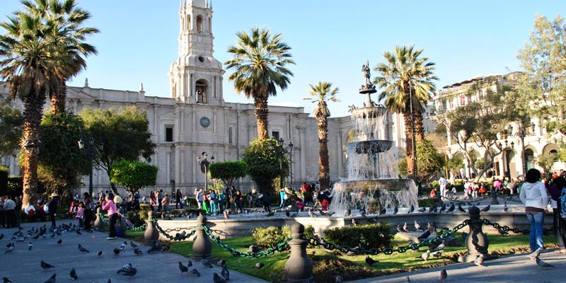 Este domingo inicia peatonalización de Plaza de Armas en Arequipa