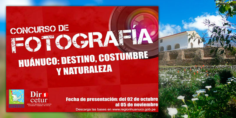 Primer concurso de fotografía turística en Huánuco
