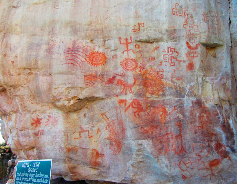 pinturas rupestres de faical en san ignacio