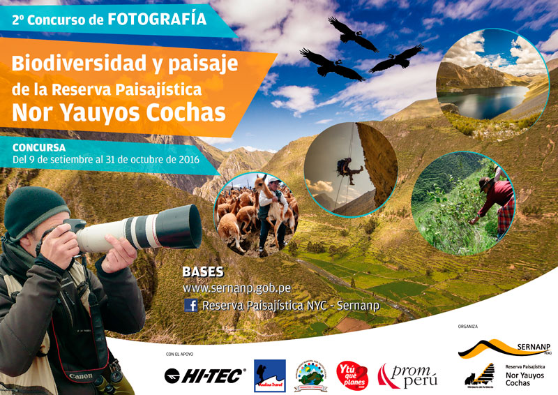 II concurso nacional de fotografía Biodiversidad y paisajes de la Reserva Paisajística Nor Yauyos Cochas