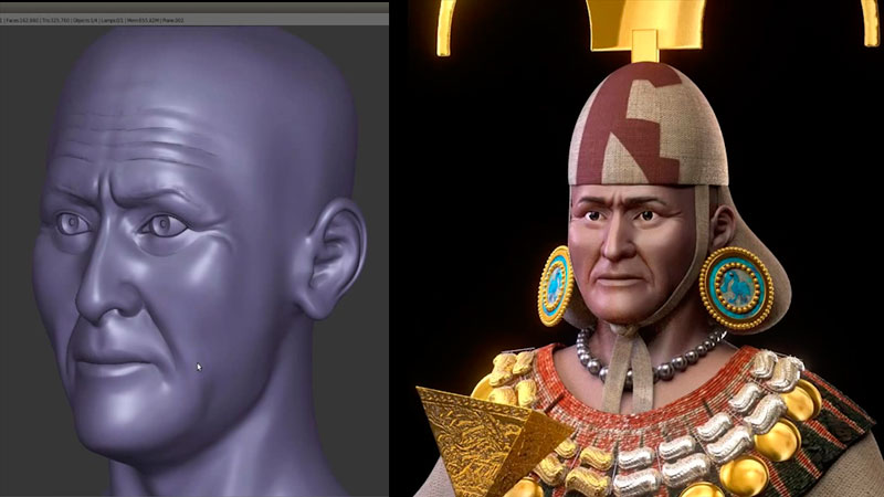 rostro del Señor de Sipán será impresos en tres dimensiones para ser expuestos en el Museo Tumbas Reales de Sipán