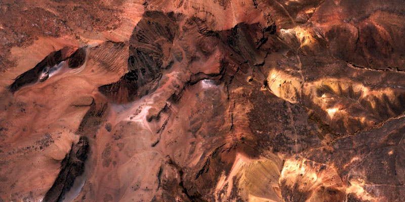 Impresionantes imágenes de las Líneas de Nasca y el Misti tomadas desde el espacio