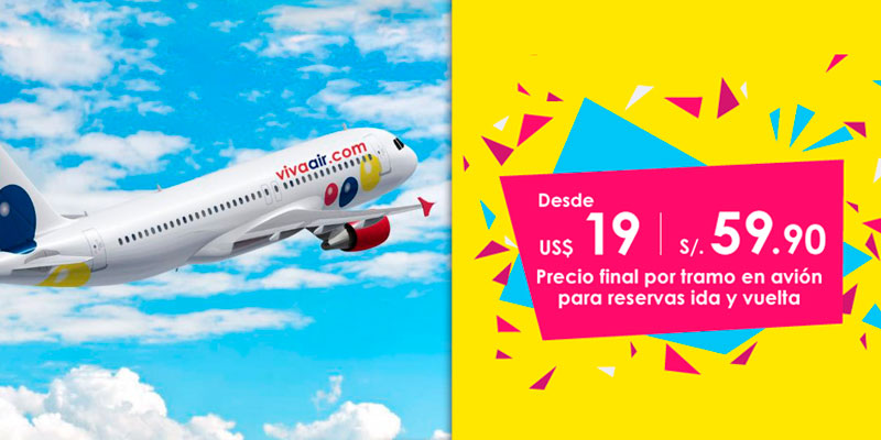 Viva Air Perú inició venta de pasajes desde S/. 59.90