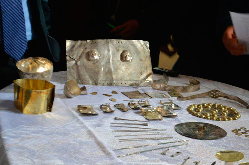 hallan piezas de oro y plata en cerro de cutervo cajamarca