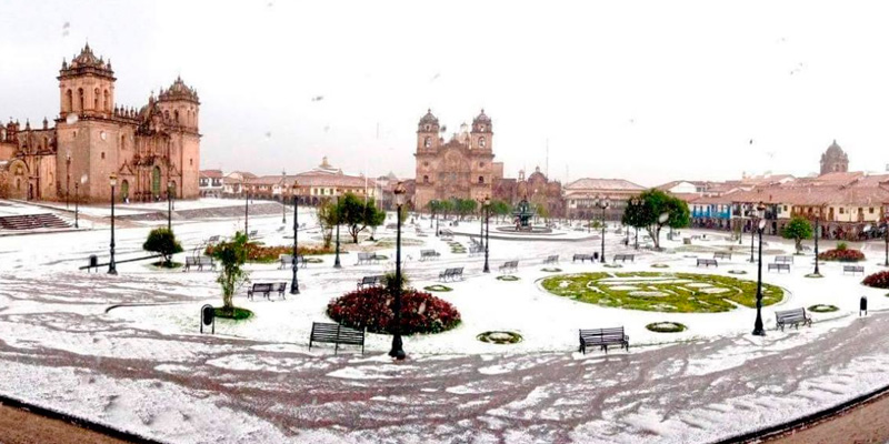 El día que Cusco fue cubierto por un manto blanco