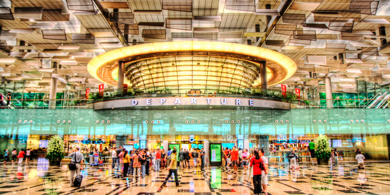 Conoce las increíbles atracciones del Aeropuerto de Changi en Singapur
