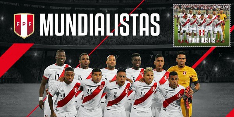 Serpost lanza históricas estampillas y postales de la selección peruana