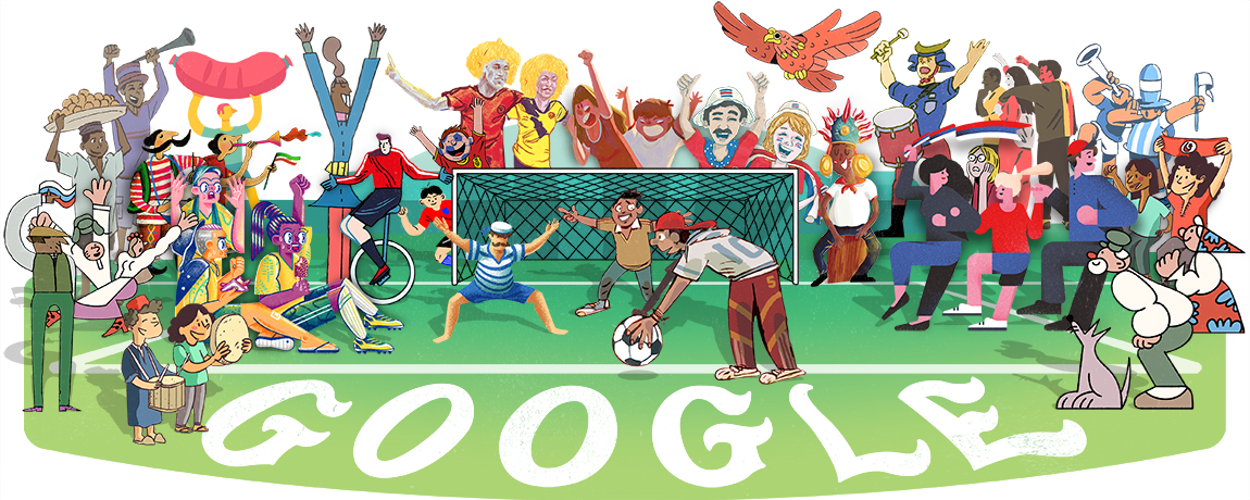 Google publicará 32 doodles para celebrar culturas de países mundialistas