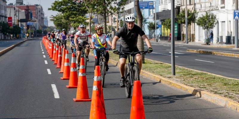 Centro Histórico de Lima ya tiene carril exclusivo para ciclistas