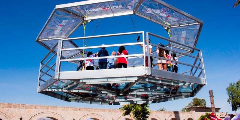 Mirador de cristal en Arequipa