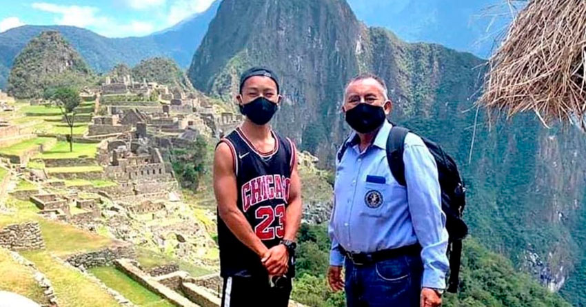 primer turista en ingresar a Machu Picchu