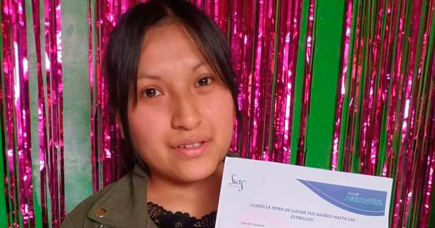 Orgullo de Cajamarca: Escolar es elegida para ir a NASA